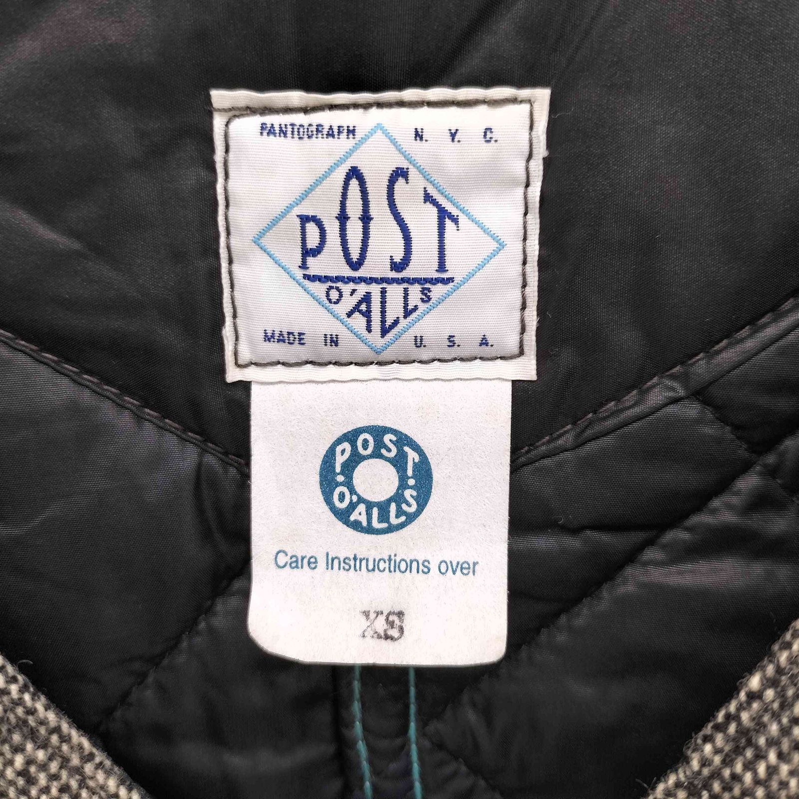 ポストオーバーオールズ POST OVERALLS USA製 CRUZER VEST クルーザー