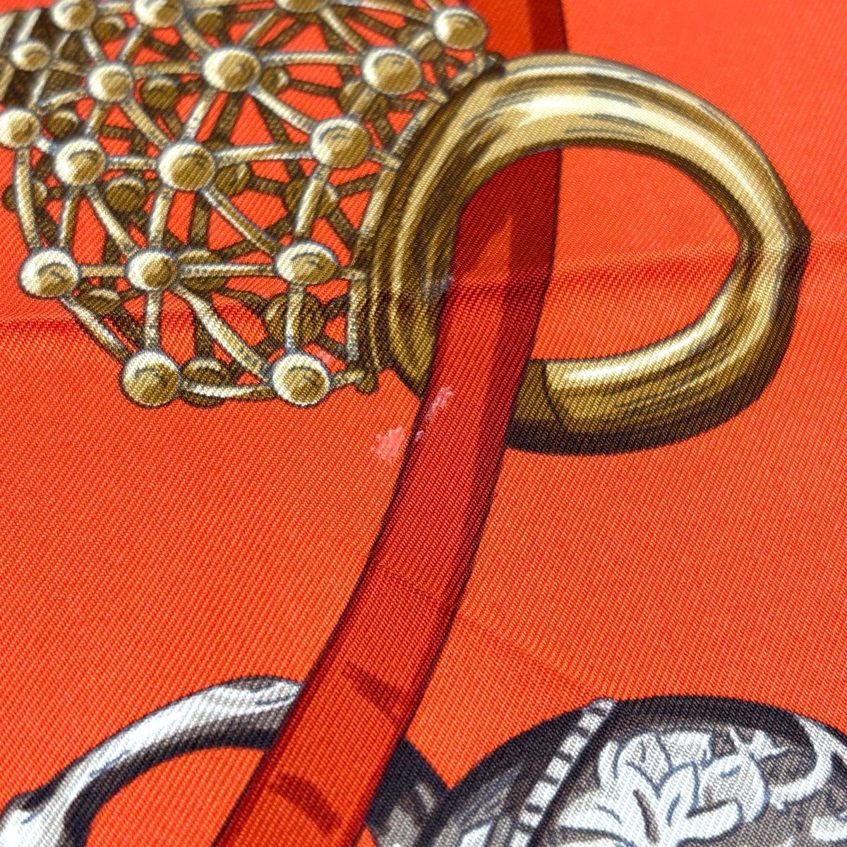 エルメス　HERMES　スカーフ　カレ90　世界の指輪 エルメス HERMES カレ 90 ALLIANCES DU MONDE 世界の指輪 スカーフ