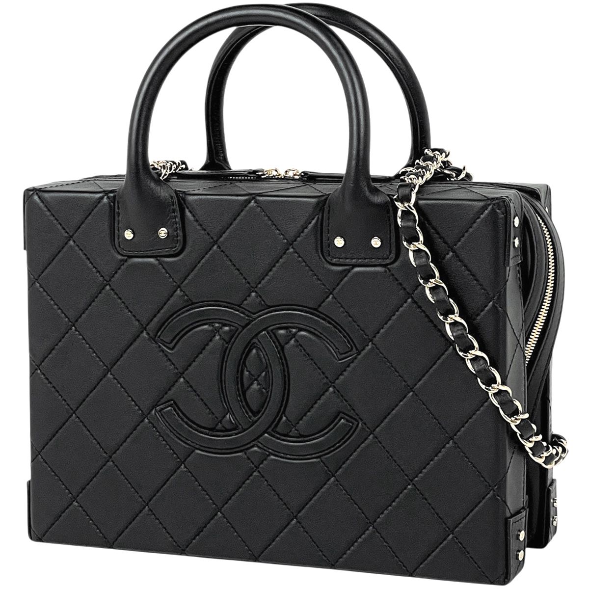 シャネル CHANEL ココマーク チェーン ショルダーバッグ マトラッセ
