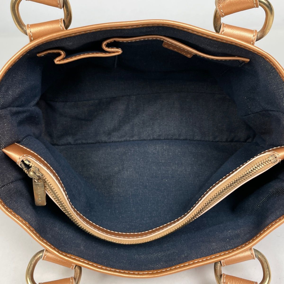 セリーヌ CELINE ブギーバッグ パリマカダム ラメ ハンドバッグ デニム 