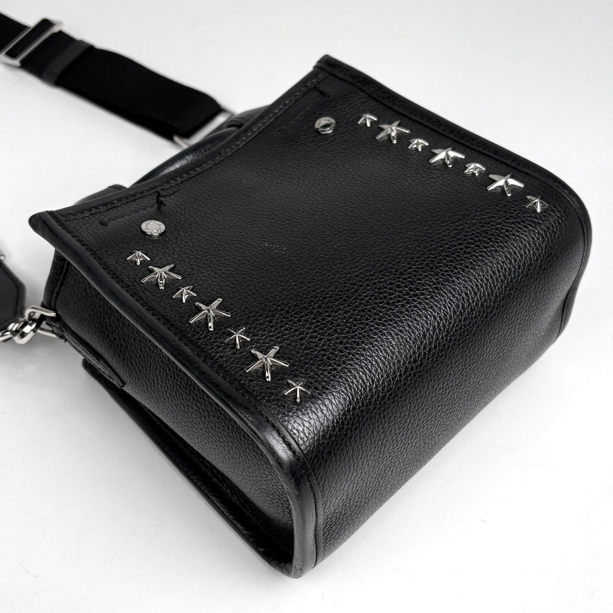 ジミーチュウ JIMMY CHOO ロゴ ハンドバッグ スタッズ スター 星 2WAY 