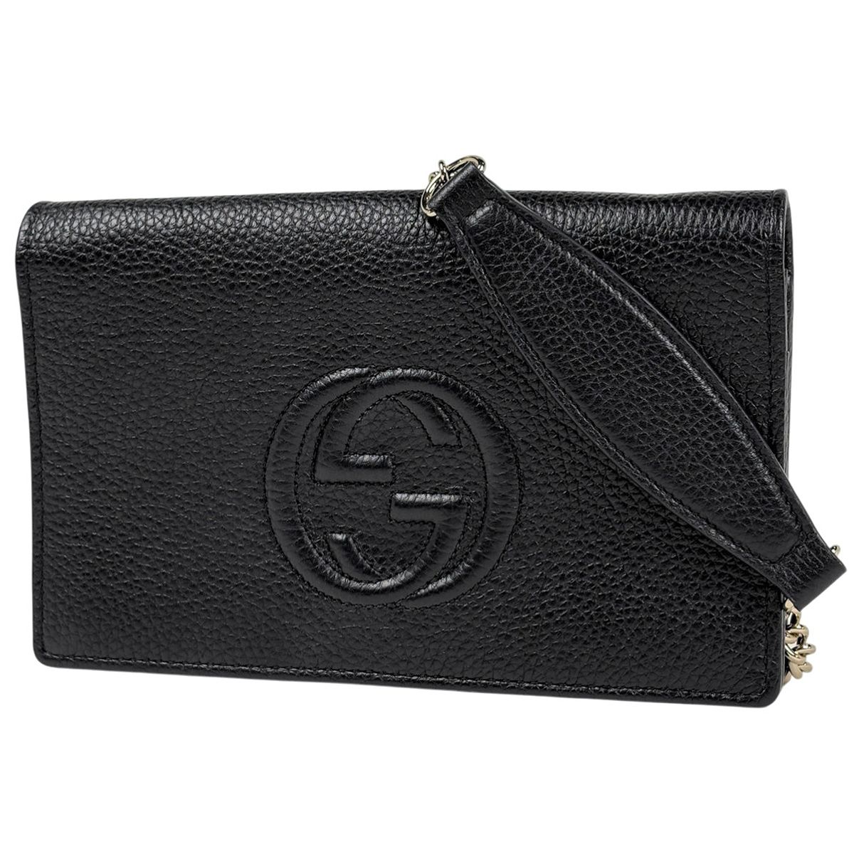 グッチ GUCCI ソーホー チェーン ウォレット 2WAY クラッチバッグ 