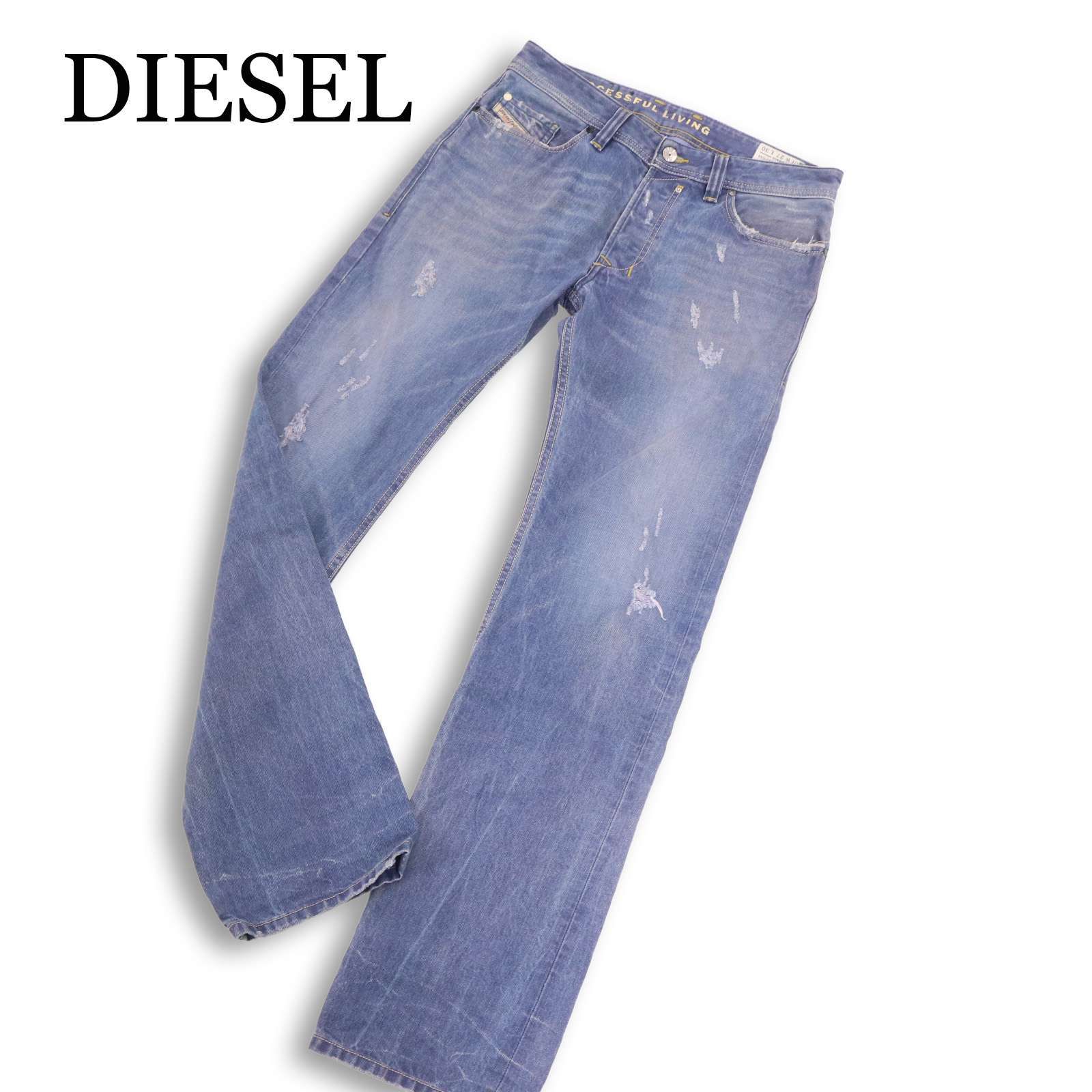 Diesel ダメージ加工 フレアデニム　2セット 90年代 イタリア製 DIESEL ディーゼル フレアデニムパンツ イタリア製