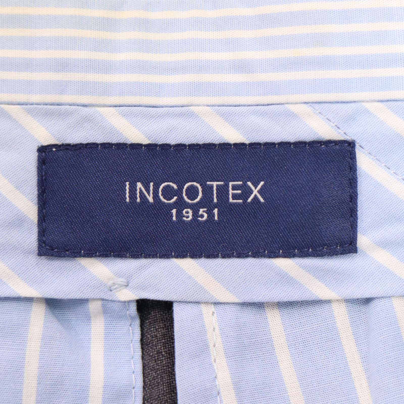 INCOTEX インコテックス 春夏☆ ノータック サマー ウール スラックス