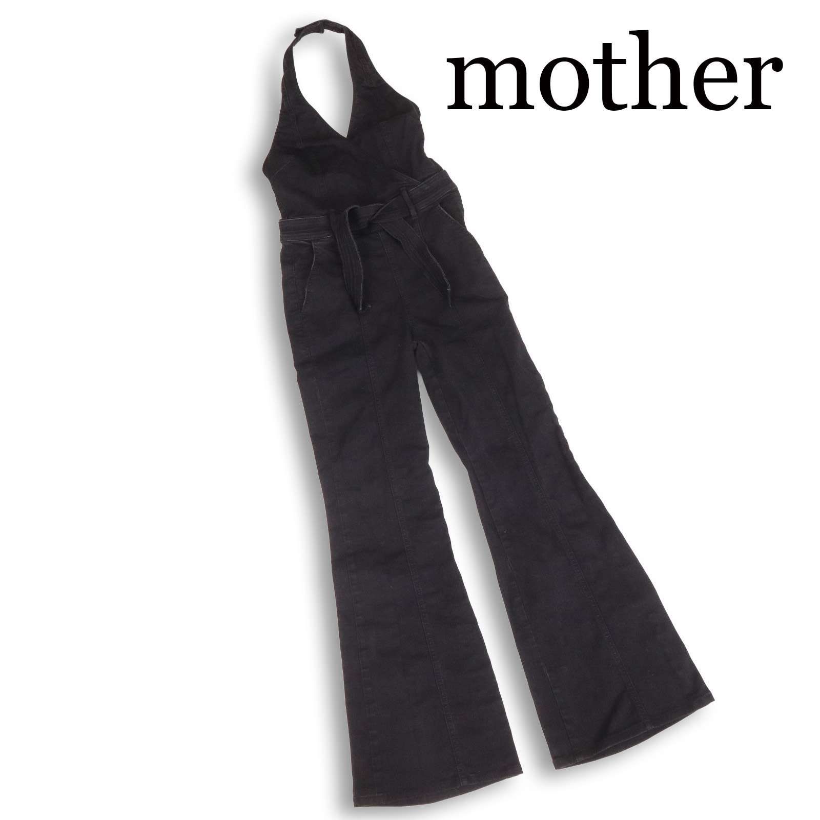 USA製☆ MOTHER マザー 【THE HALTER DOOZY JUMPSUIT】デニム ホルター 