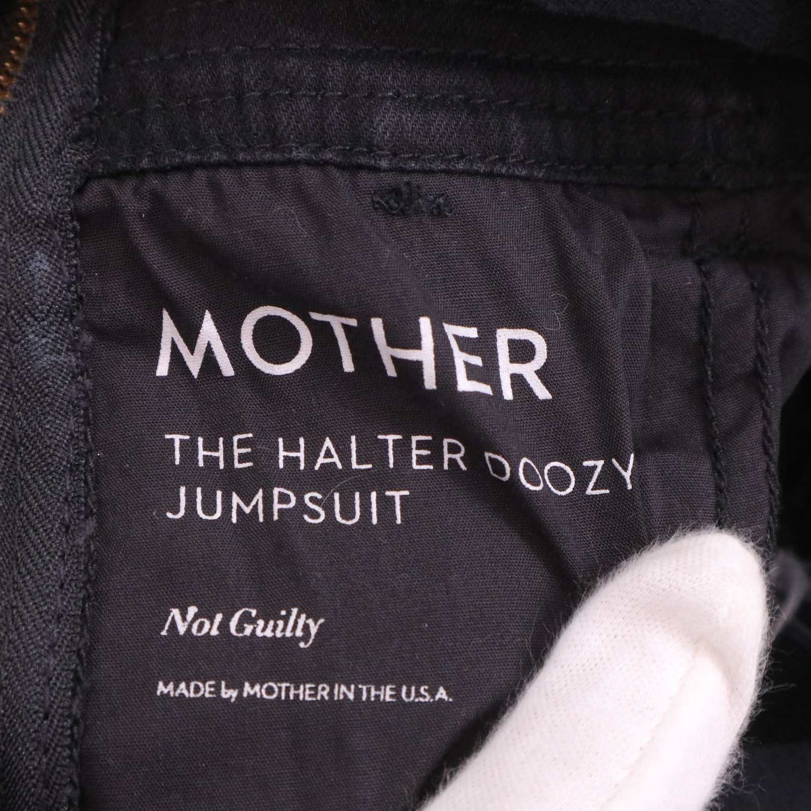 USA製☆ MOTHER マザー 【THE HALTER DOOZY JUMPSUIT】デニム ホルター 