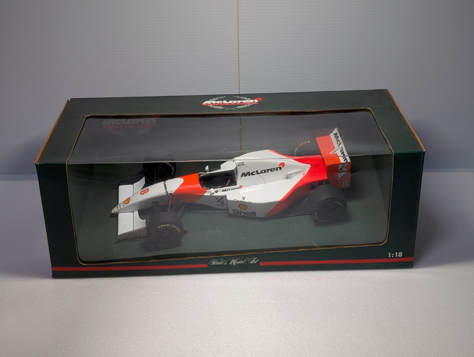 初期製品 1/18 ミニチャンプス マクラーレンMP4/8 アイルトン・セナ