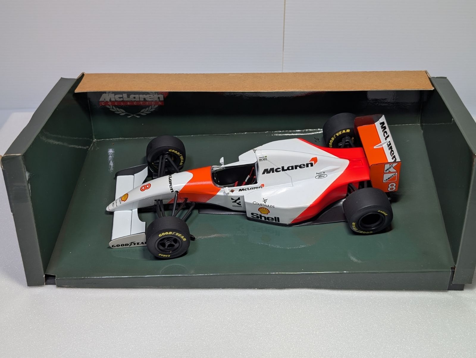 初期製品 1/18 ミニチャンプス マクラーレンMP4/8 アイルトン・セナ