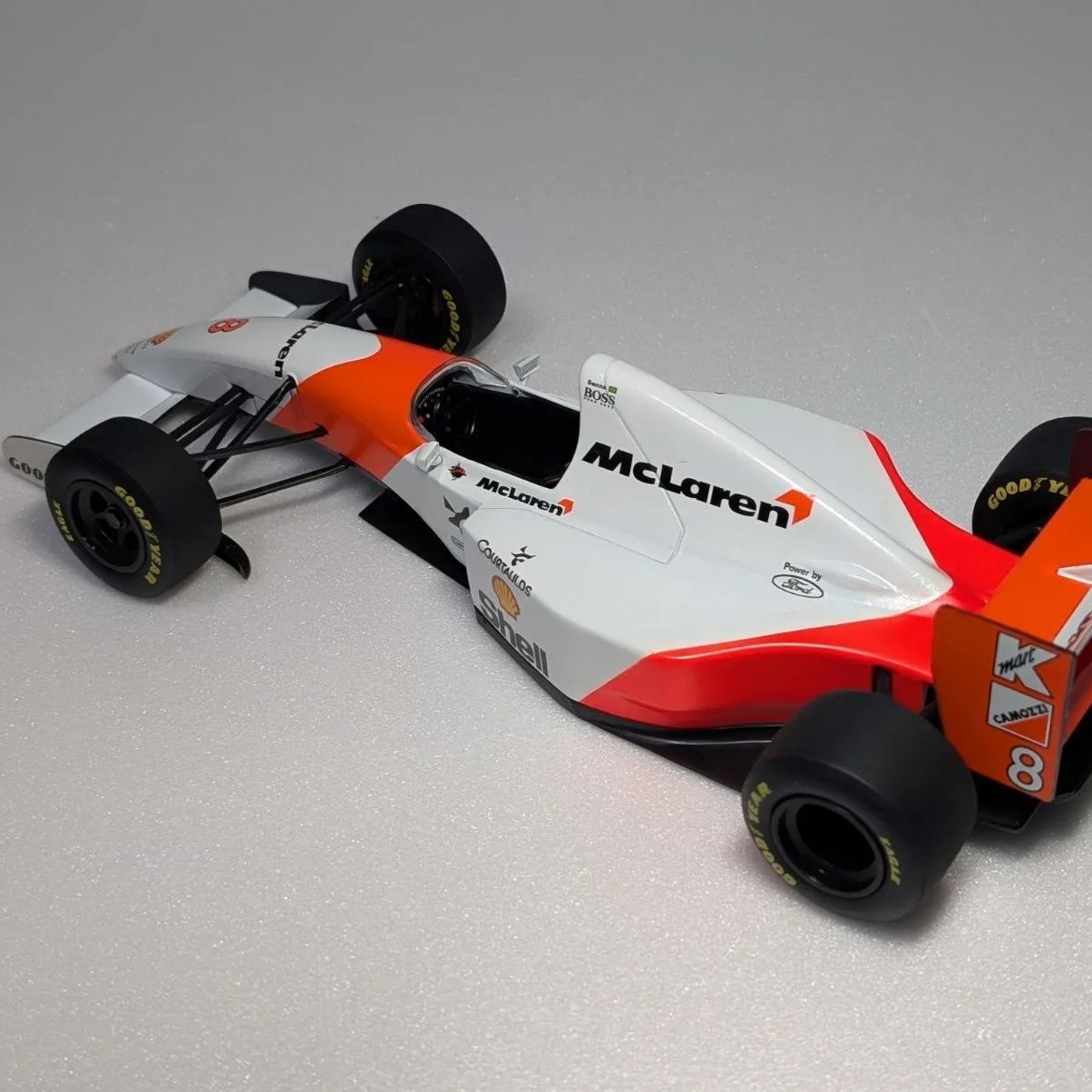 初期製品 1/18 ミニチャンプス マクラーレンMP4/8 アイルトン・セナ