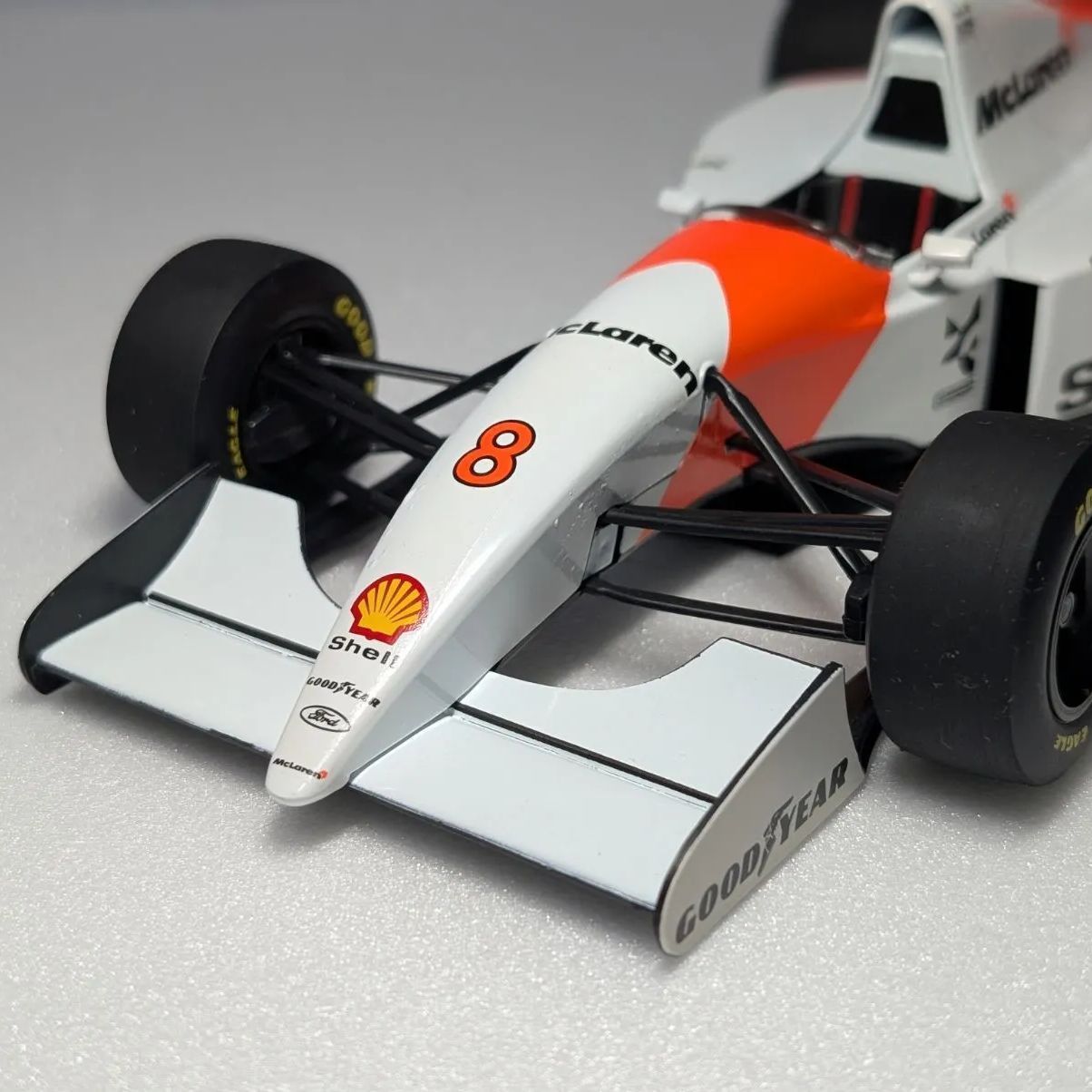 初期製品 1/18 ミニチャンプス マクラーレンMP4/8 アイルトン・セナ