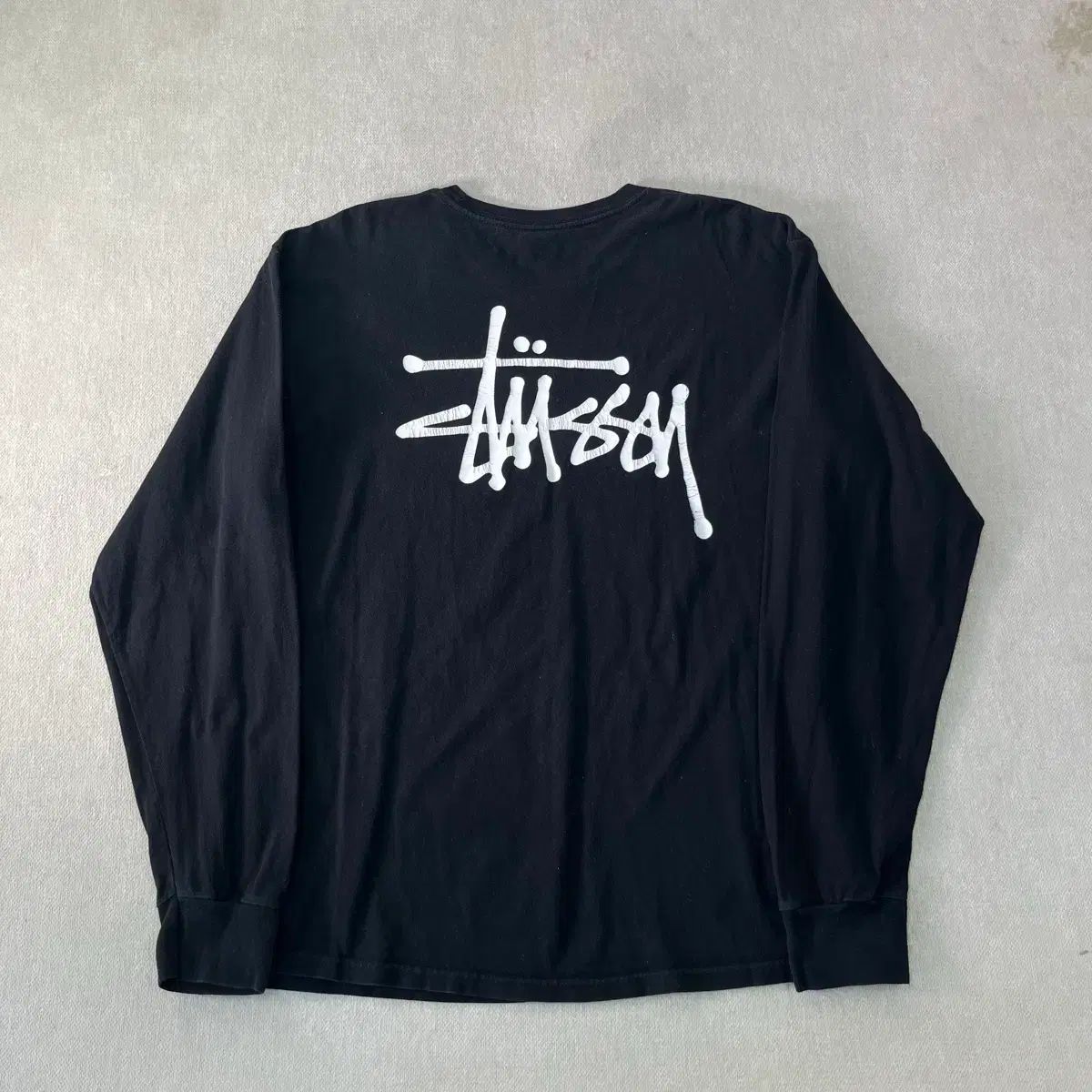 105 STUSSY ステューシー ベーシック ビックロゴ ロングスリーブ T 
