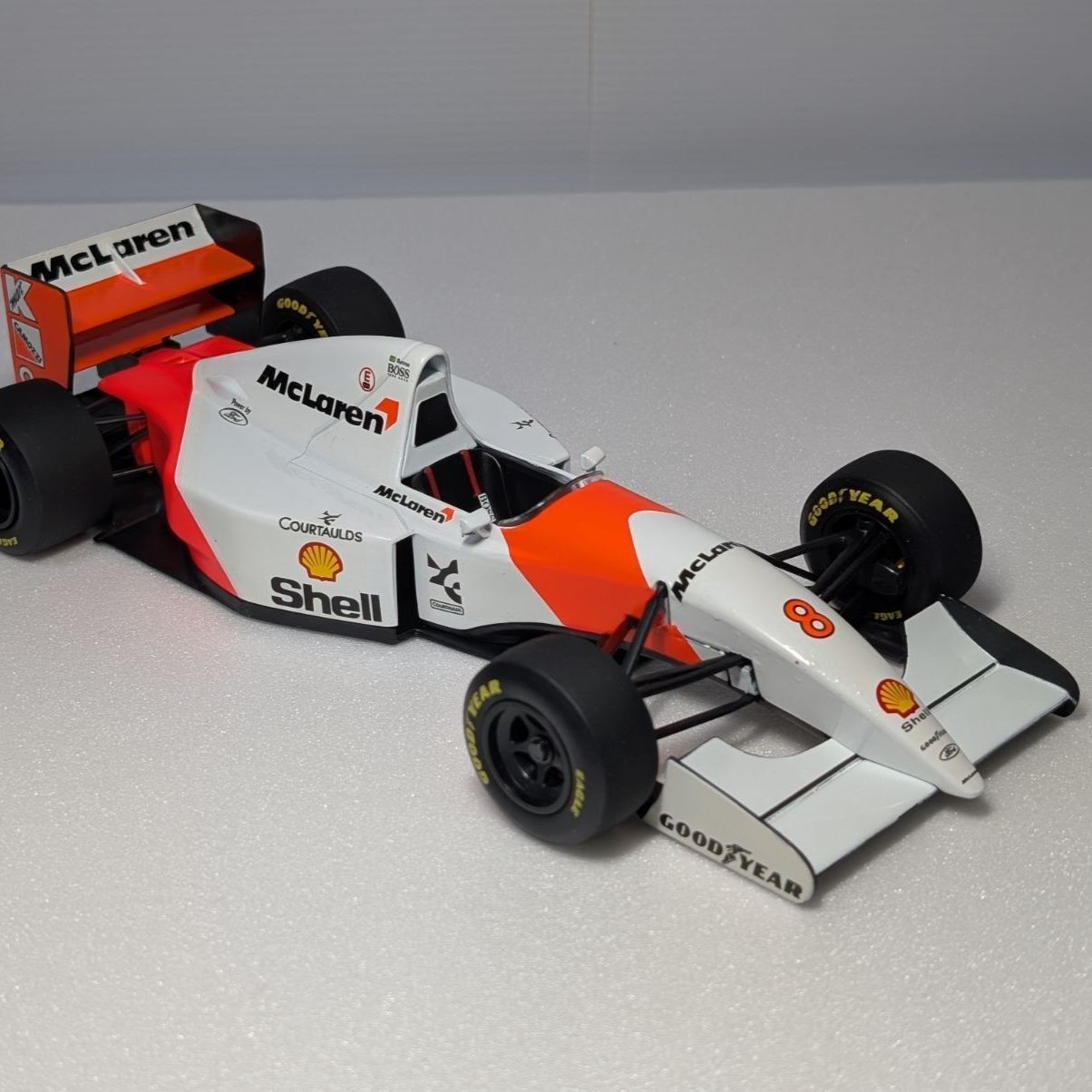初期製品 1/18 ミニチャンプス マクラーレンMP4/8 アイルトン・セナ