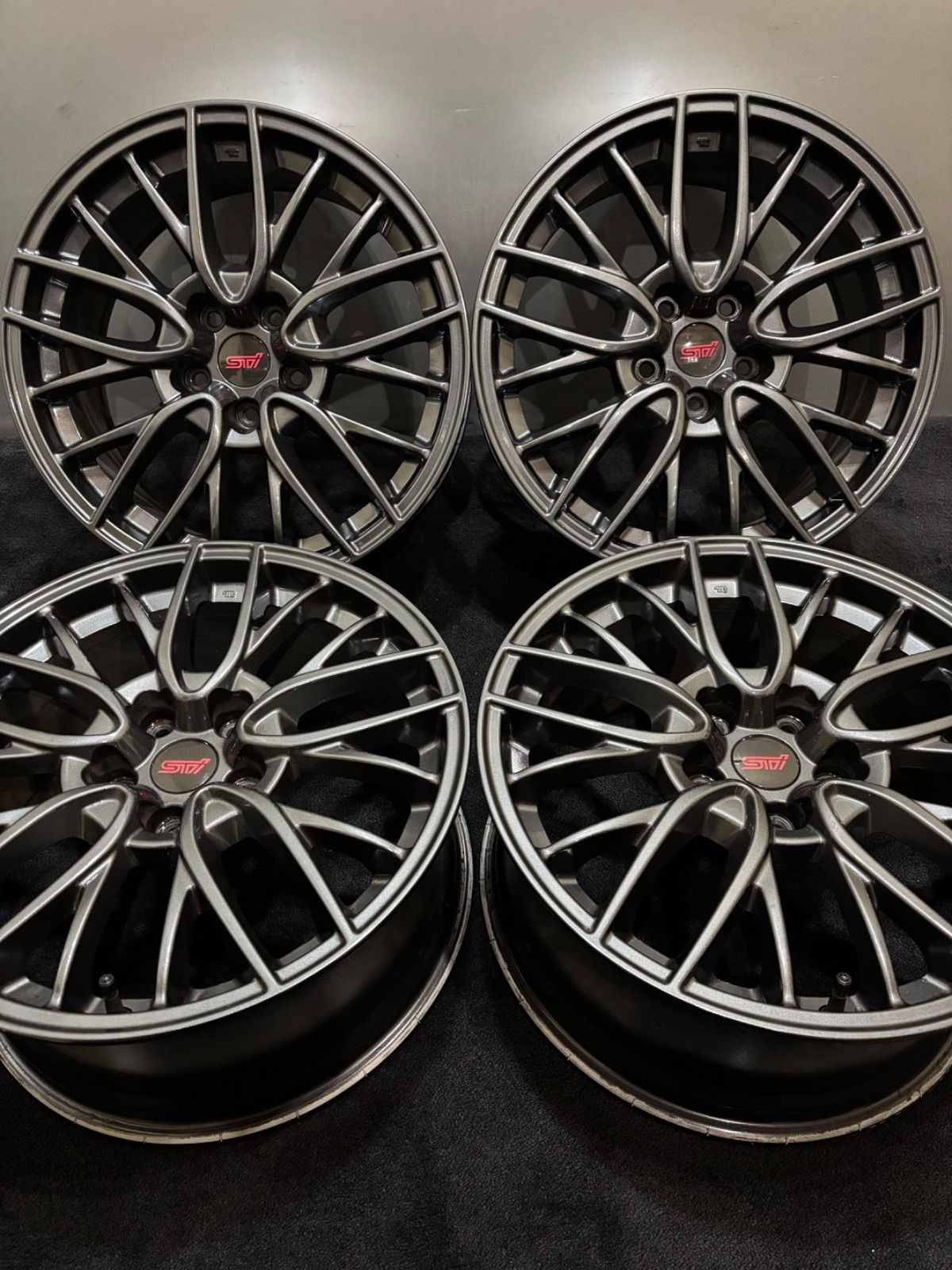 ☆美品 スバル VAB WRX STI 純正 ENKEI製 18インチ 8.5J +55 114.3 5H 