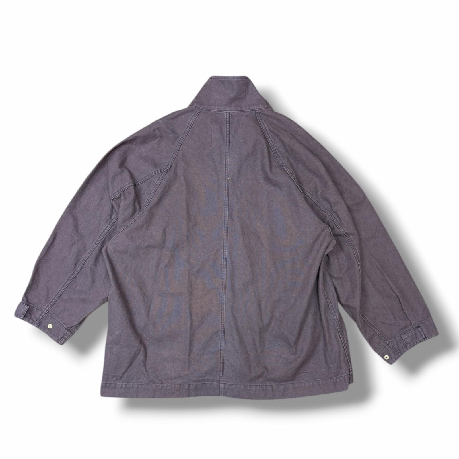 参考上代43780円 未使用 VOAAOV 23SS HEAVY OXFORD BLOUSON