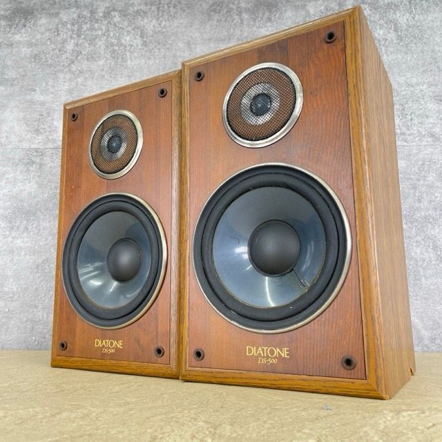 DIATONE DS-500 スピーカー 2点セット 【中古】ダイヤトーン 2ウェイ 