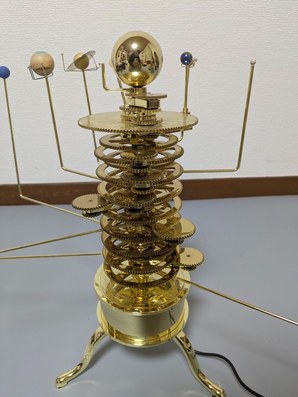 希少】ディアゴスティーニ 太陽系モデル 太陽系をつくる 三球儀 完成品