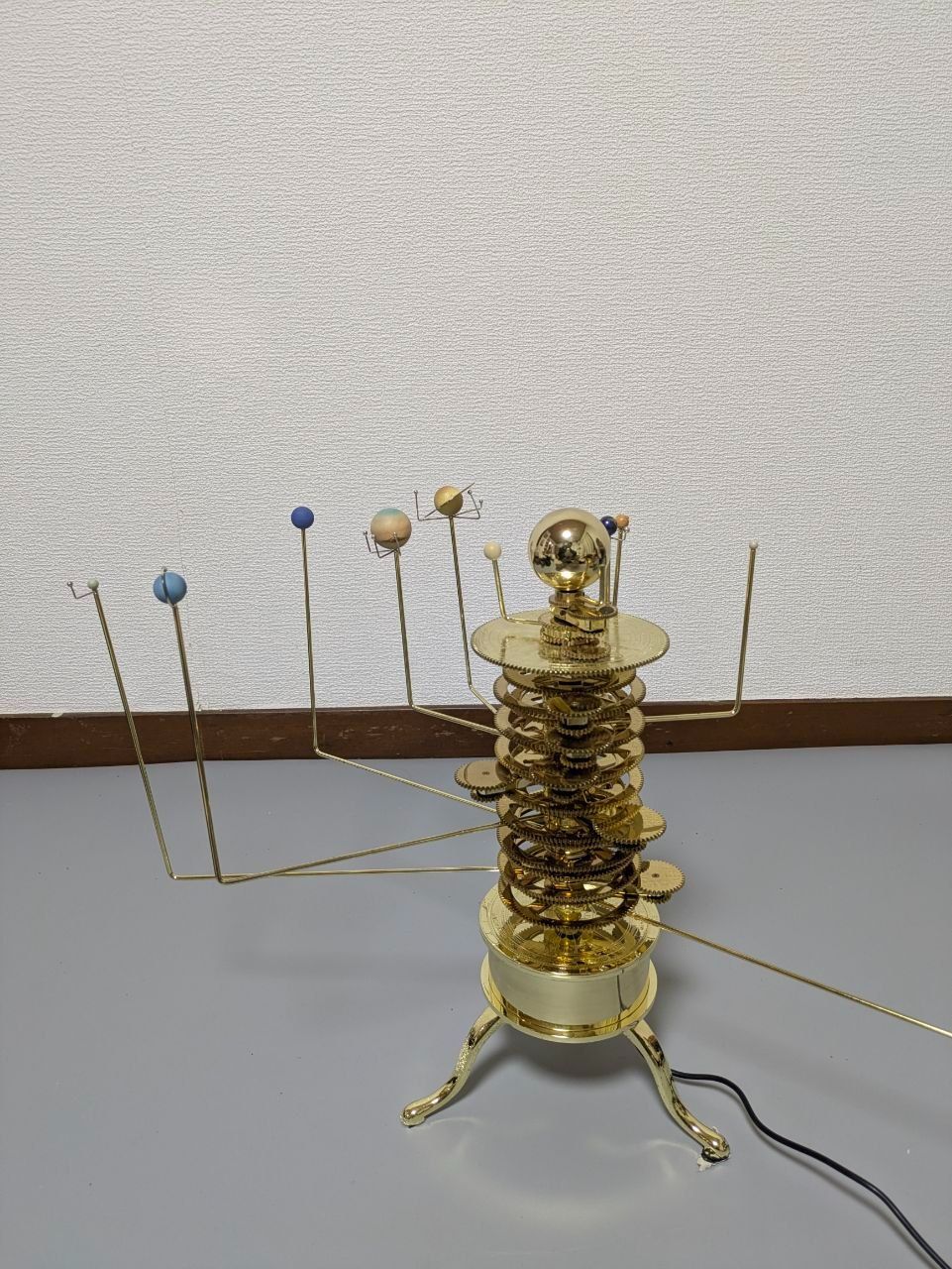 希少】ディアゴスティーニ 太陽系モデル 太陽系をつくる 三球儀 完成品