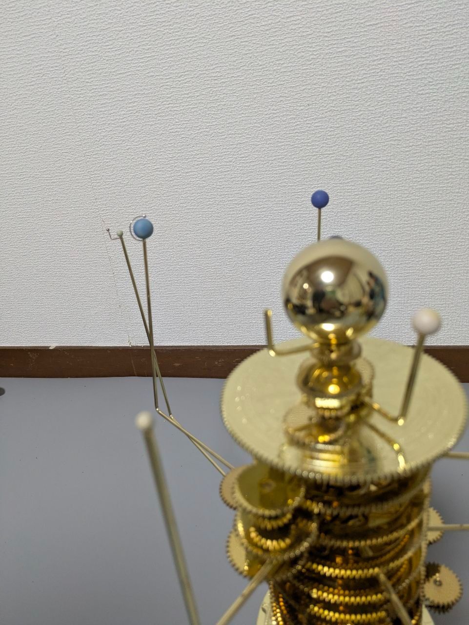 希少】ディアゴスティーニ 太陽系モデル 太陽系をつくる 三球儀 完成品
