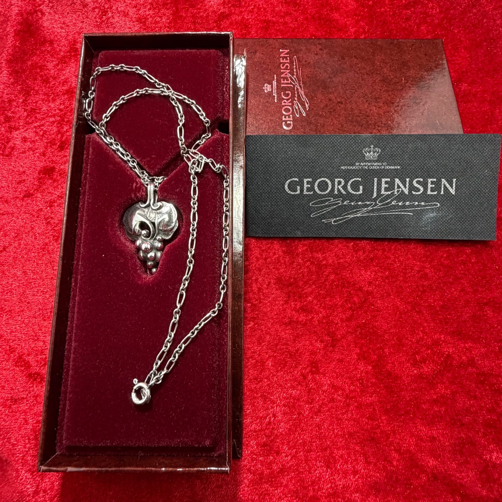 美品 1996年イヤー ネックレス ジョージジェンセン/GEORG JENSEN