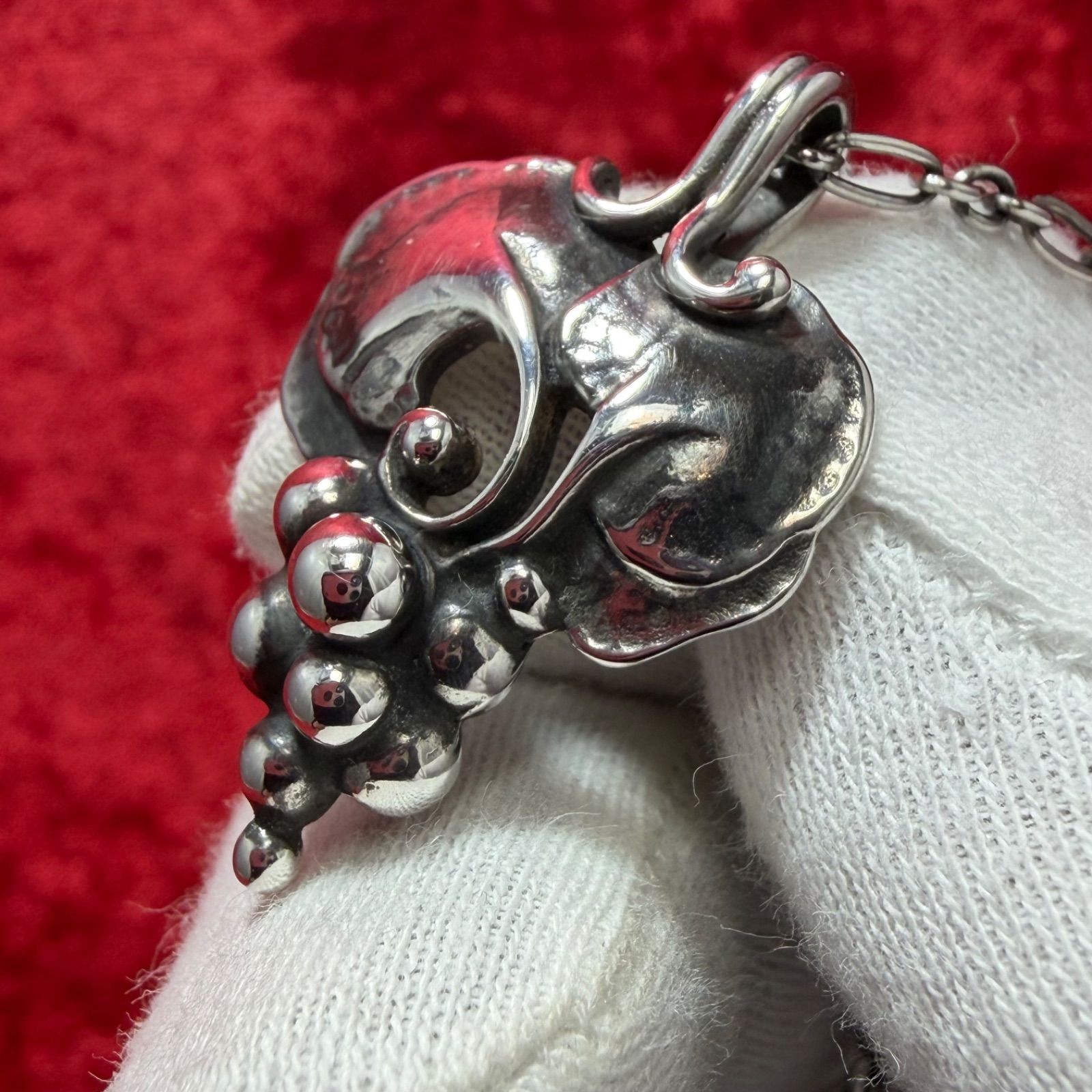 美品 1996年イヤー ネックレス ジョージジェンセン/GEORG JENSEN