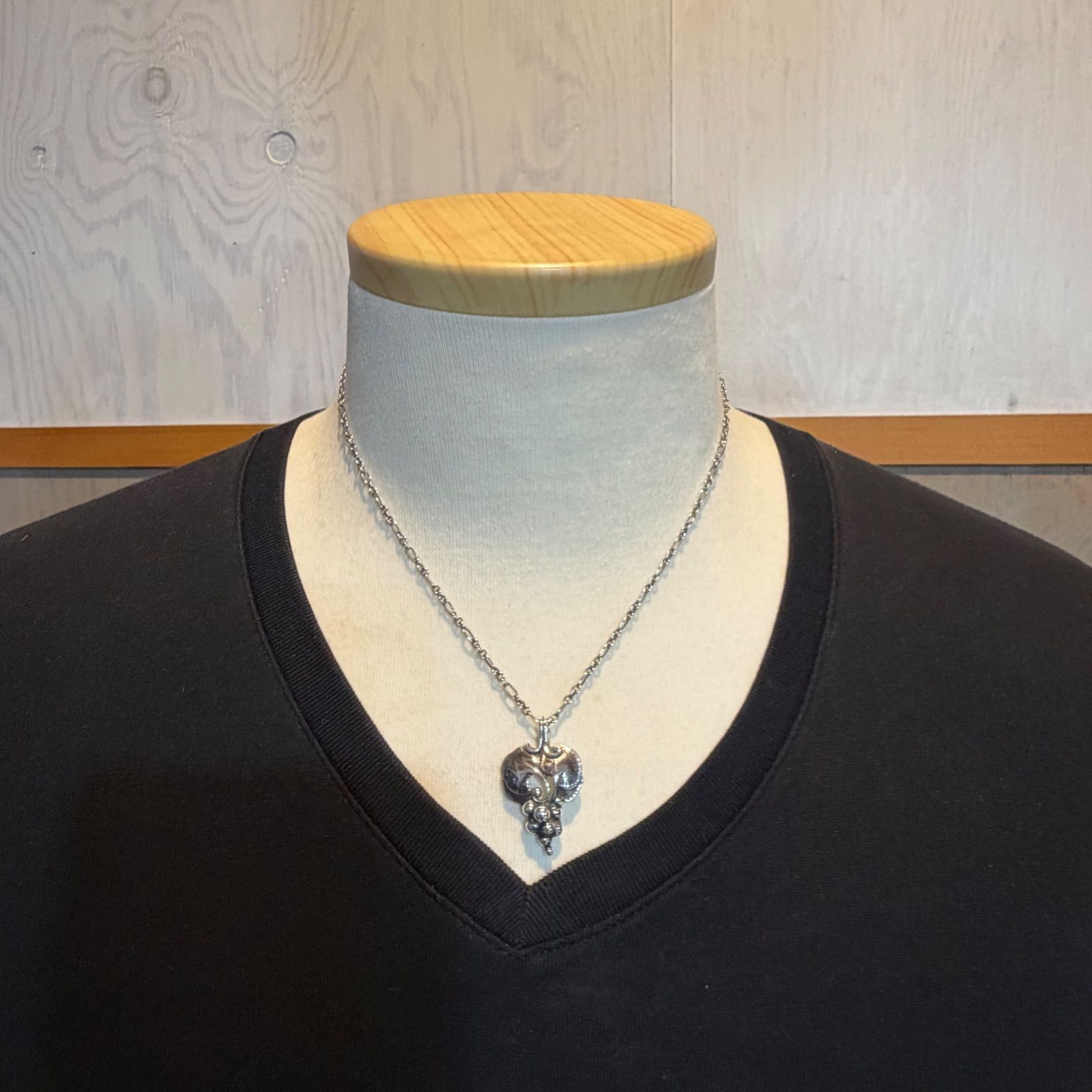 美品 1996年イヤー ネックレス ジョージジェンセン/GEORG JENSEN