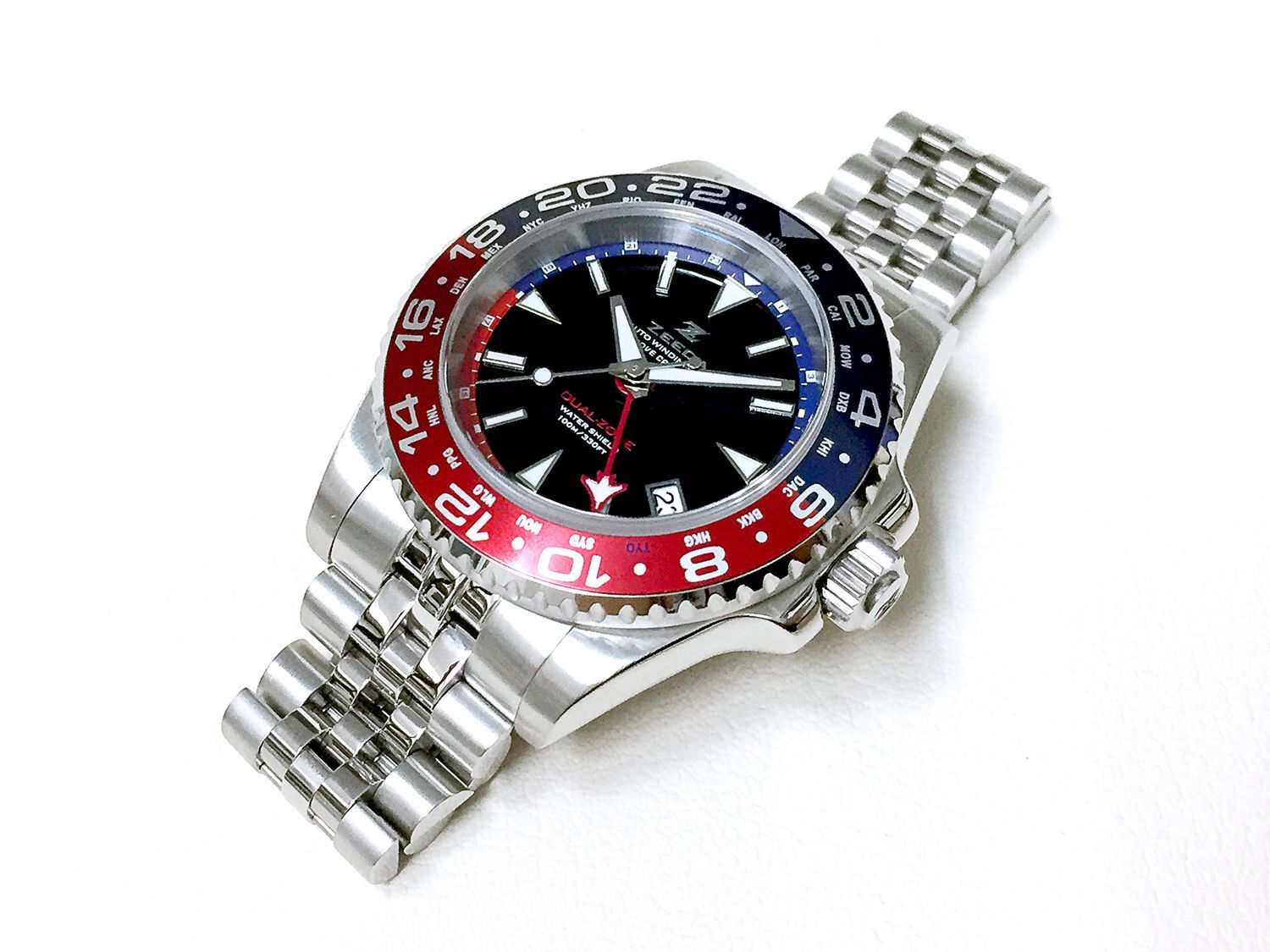 即納】ZEEDA DUAL-ZONE ジーダ デュアルゾーン 自動巻き GMT機能 40mm