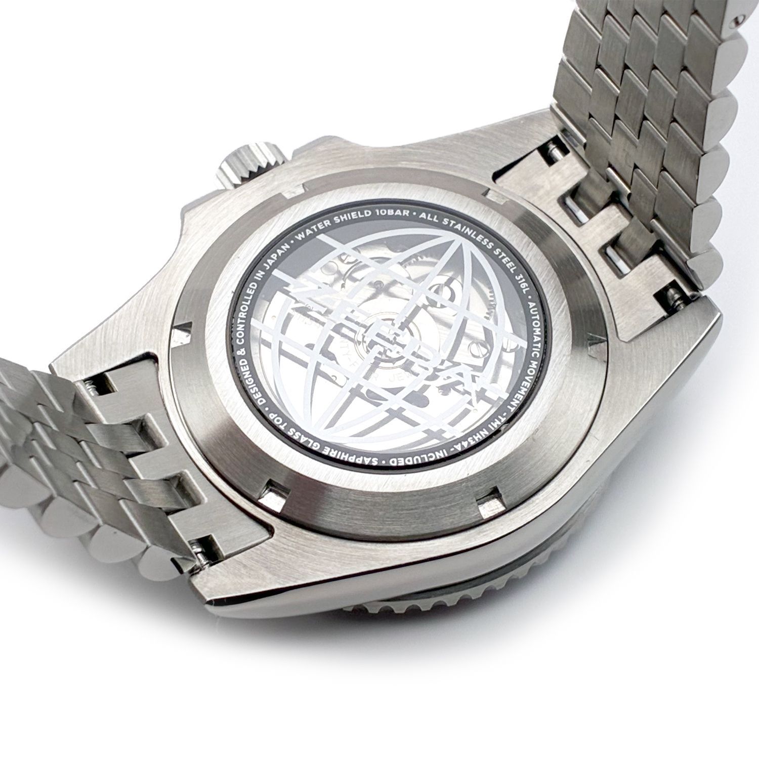 アラタ2品 即納】ZEEDA DUAL-ZONE ジーダ デュアルゾーン 自動巻き GMT機能 40mm