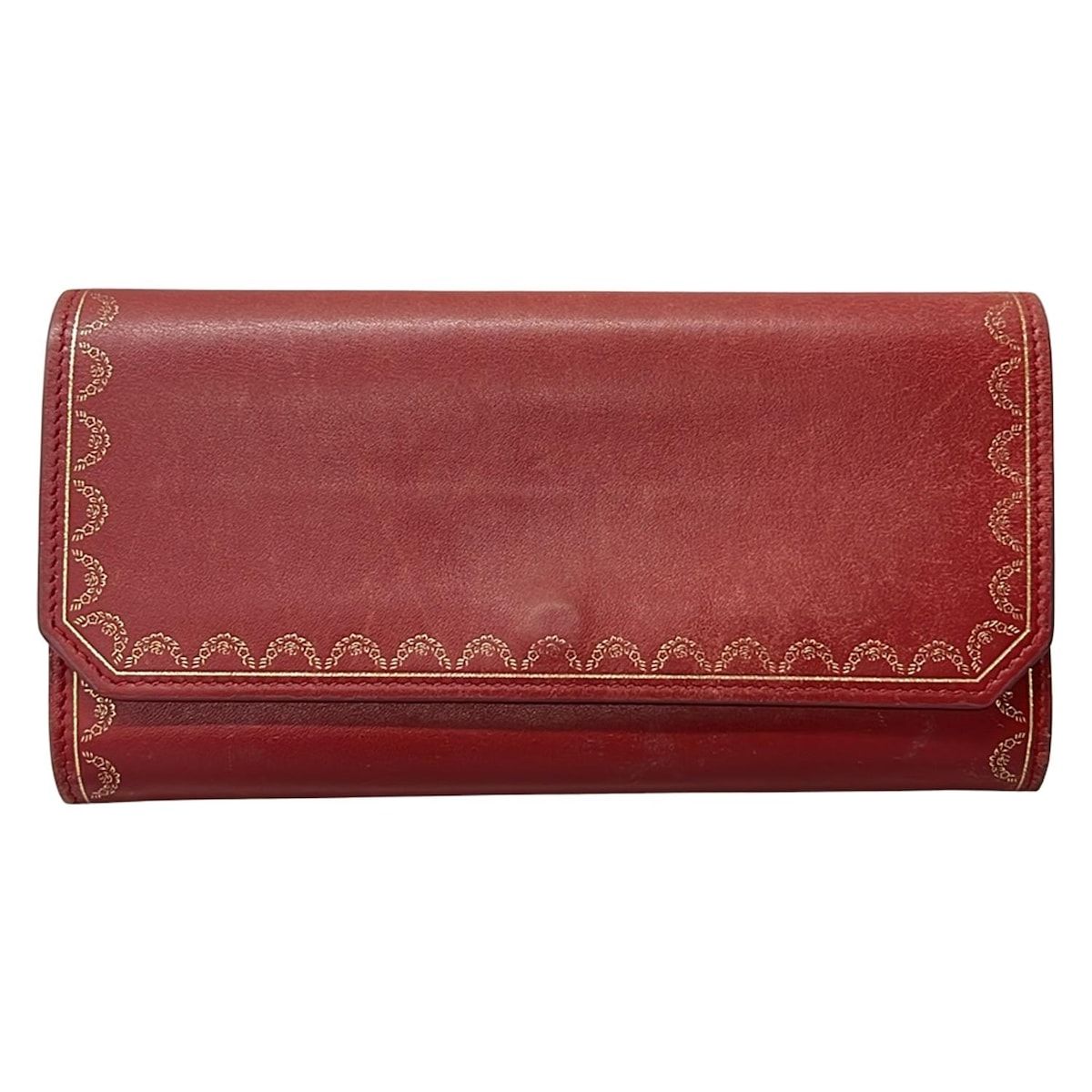 Cartier(カルティエ) 長財布 ガーランドドゥカルティエ レッド 