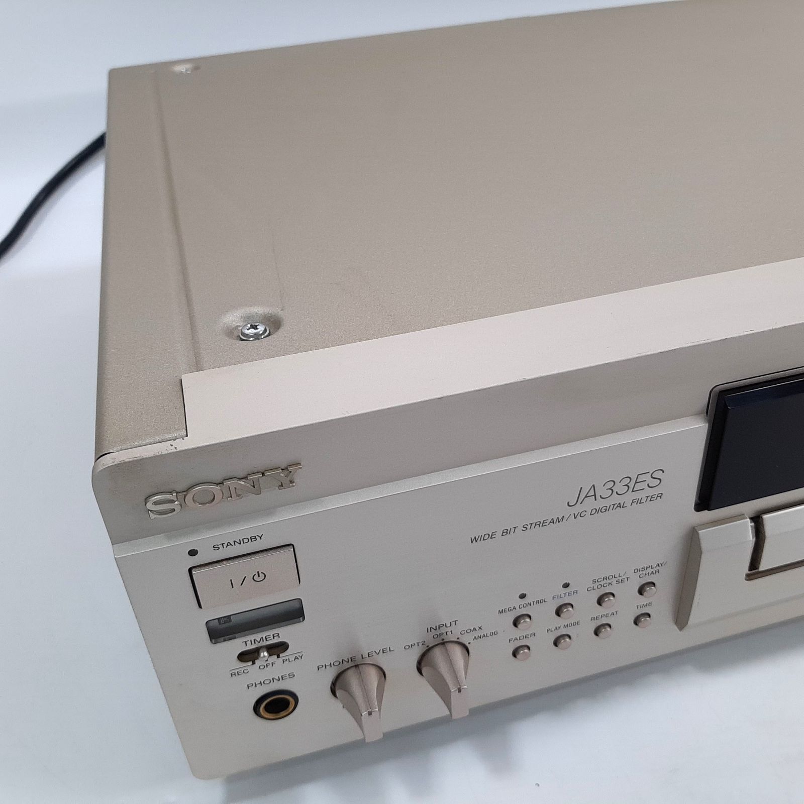SONY MDS-JA33ES MDデッキ ミニディスクデッキ ゴールド 純正リモコン 