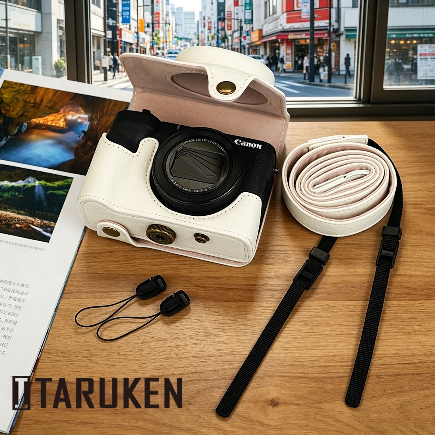 キヤノン Canon Powershot V1 適用 カメラ ケース ITARUKEN パワー 