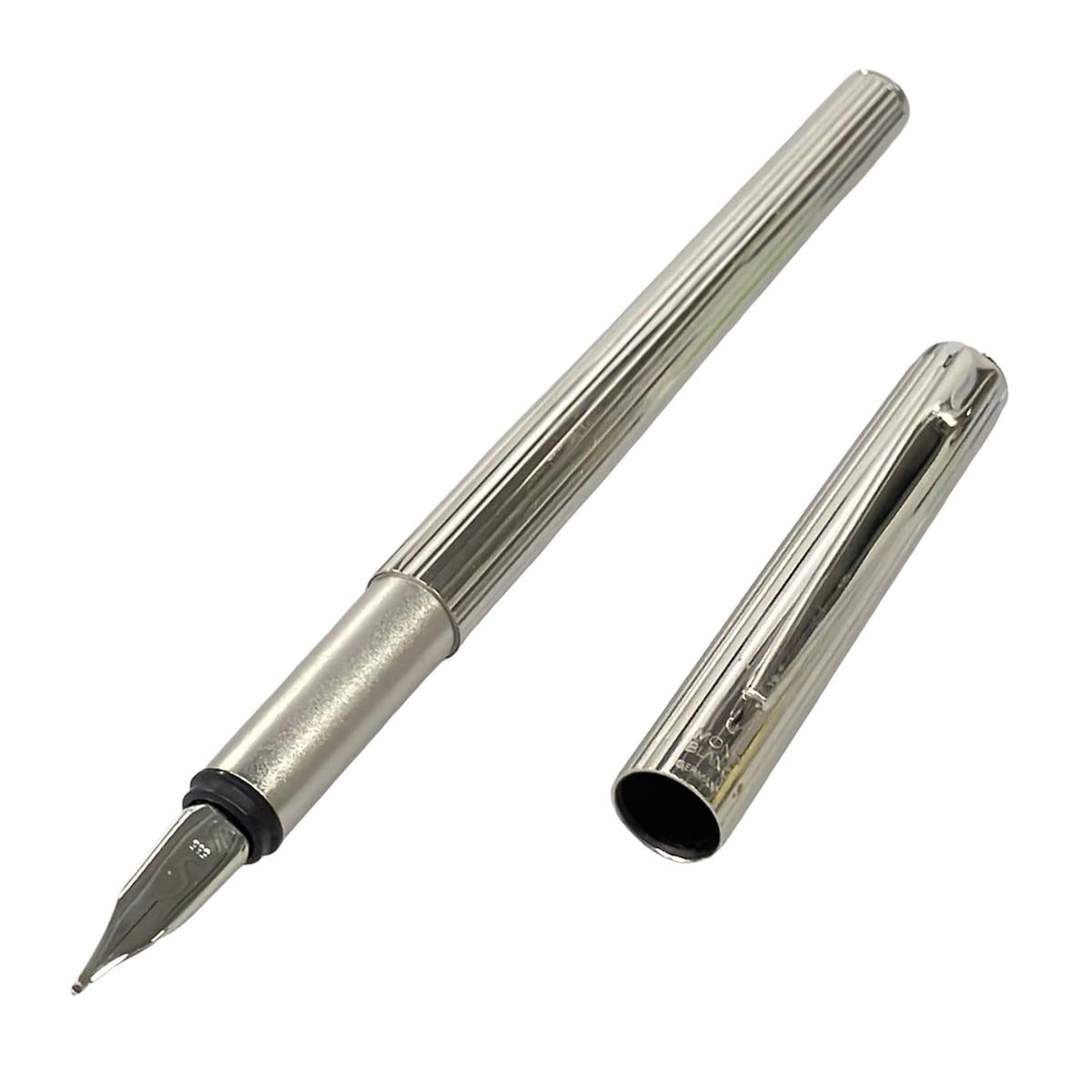 MONTBLANC(モンブラン) 万年筆美品 - シルバー×K14WG ペン先14K/インク