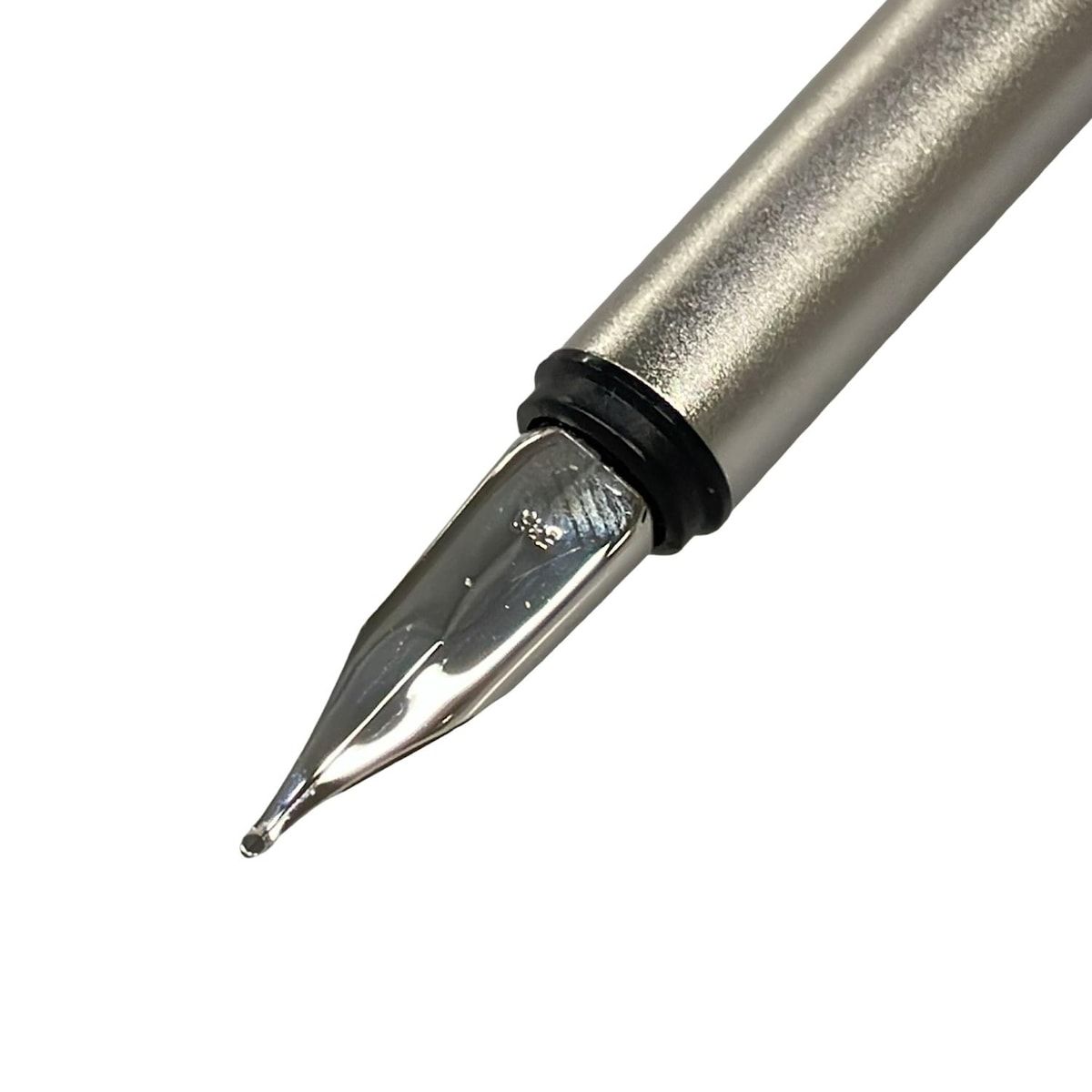 MONTBLANC(モンブラン) 万年筆美品  - シルバー×K14WG ペン先14K/インクなし MONTBLANC(モンブラン) 万年筆美品 - シルバー×K14WG ペン先14K/インク