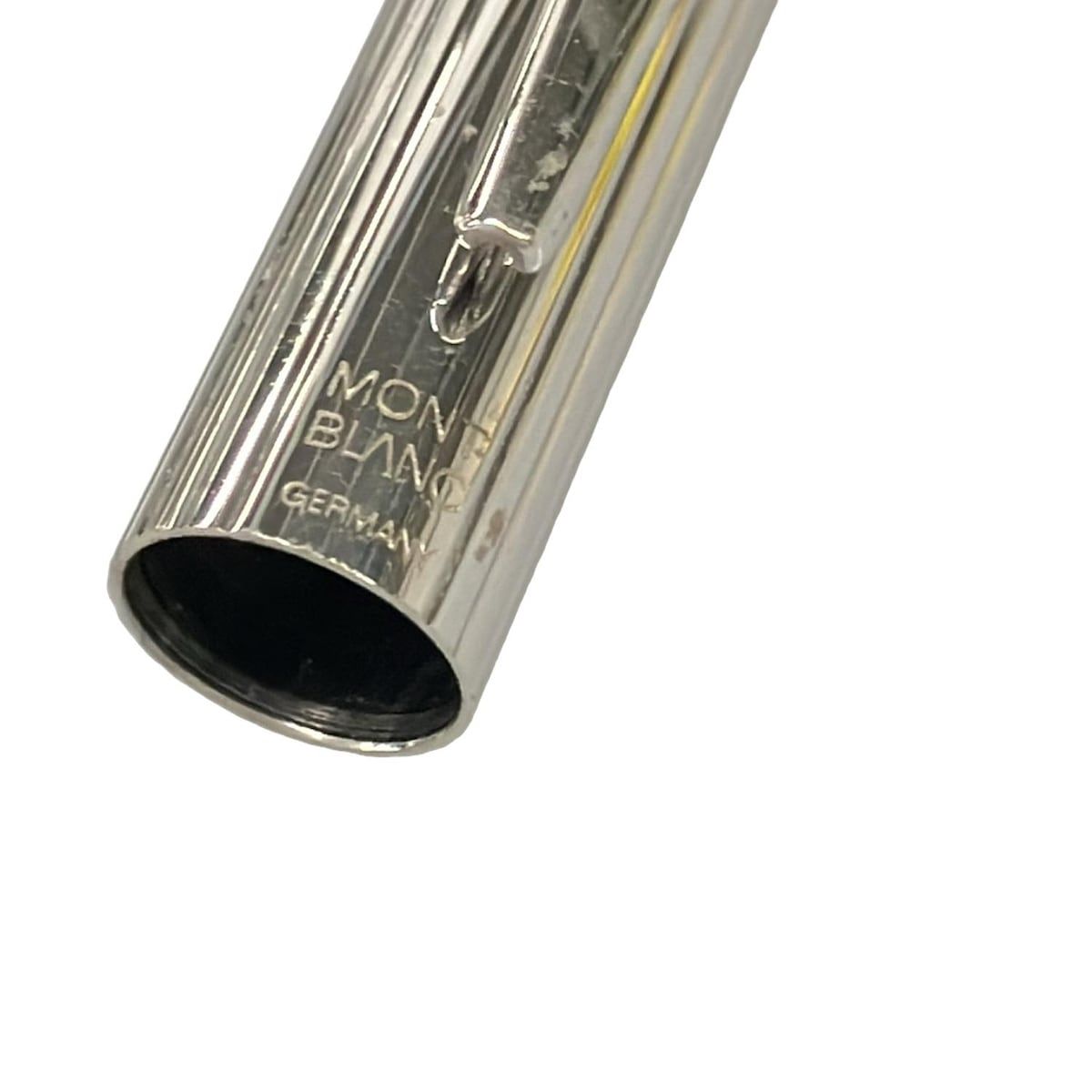 MONTBLANC(モンブラン) 万年筆美品  - シルバー×K14WG ペン先14K/インクなし MONTBLANC(モンブラン) 万年筆美品 - シルバー×K14WG ペン先14K/インク