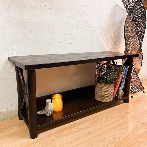 ♪無垢材 テレビボード アジアン家具［幅100cm］ テレビ台 TVボード 
