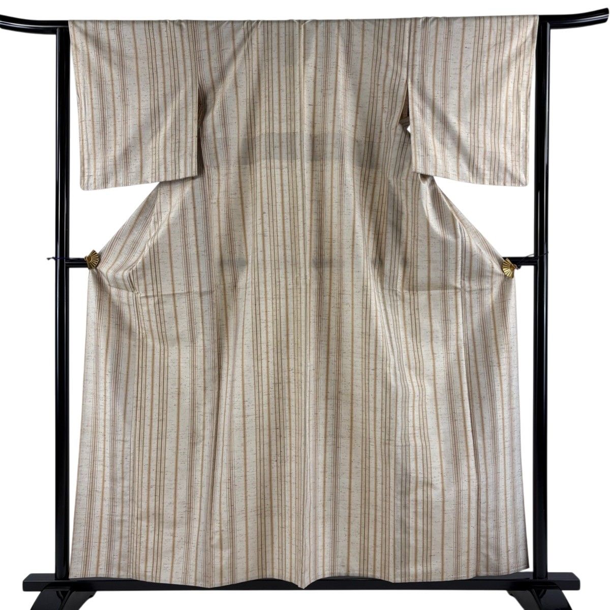【美品】 紬 身丈163.5cm 裄丈64cm 正絹 秀品 【中古】 美品】 紬 身丈163.5cm 裄丈63.5cm 正絹 秀品 【中古】の通販 by