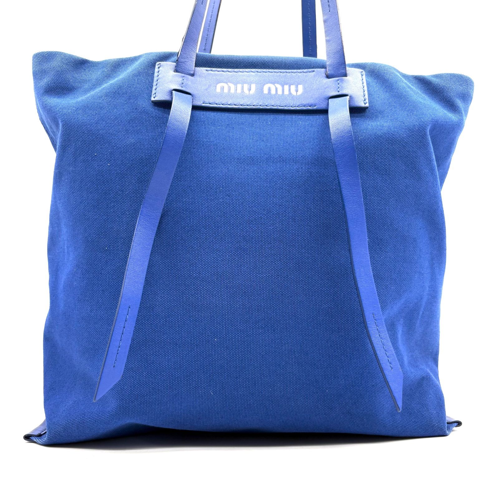 miumiu canvas leather totebag ミュウミュウ キャンバスレザー miumiu canvas leather totebag ミュウミュウ キャンバスレザー