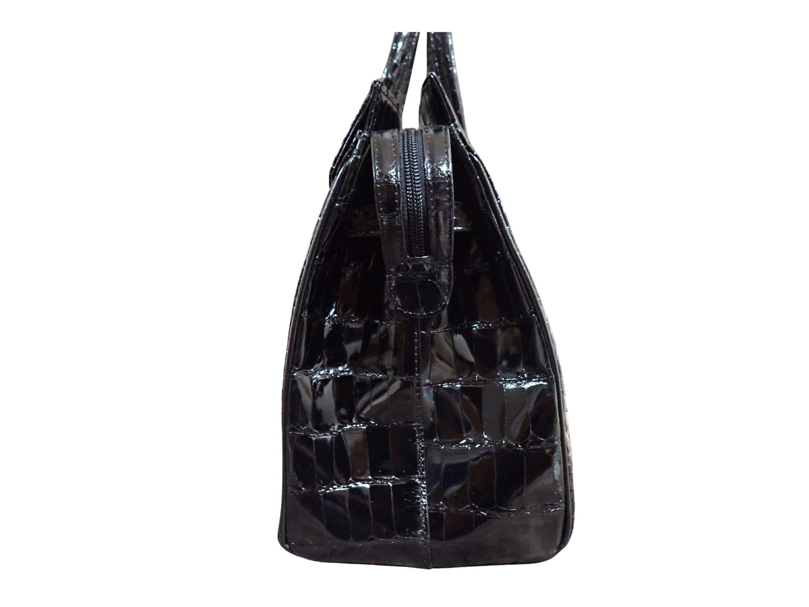 JRA認定/美品】最高級 リアルクロコダイル ハンドバッグ JRA認定/美品】最高級 リアルクロコダイル ハンドバッグ