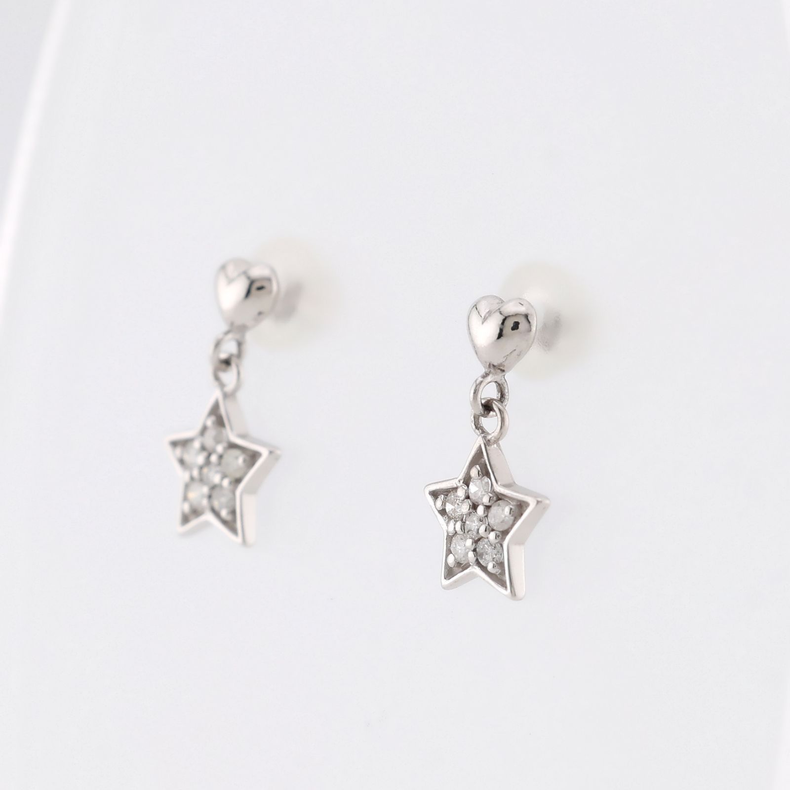 参考定価31,020円！》 K14WG ホワイトゴールド ダイヤモンド 0.10ct 