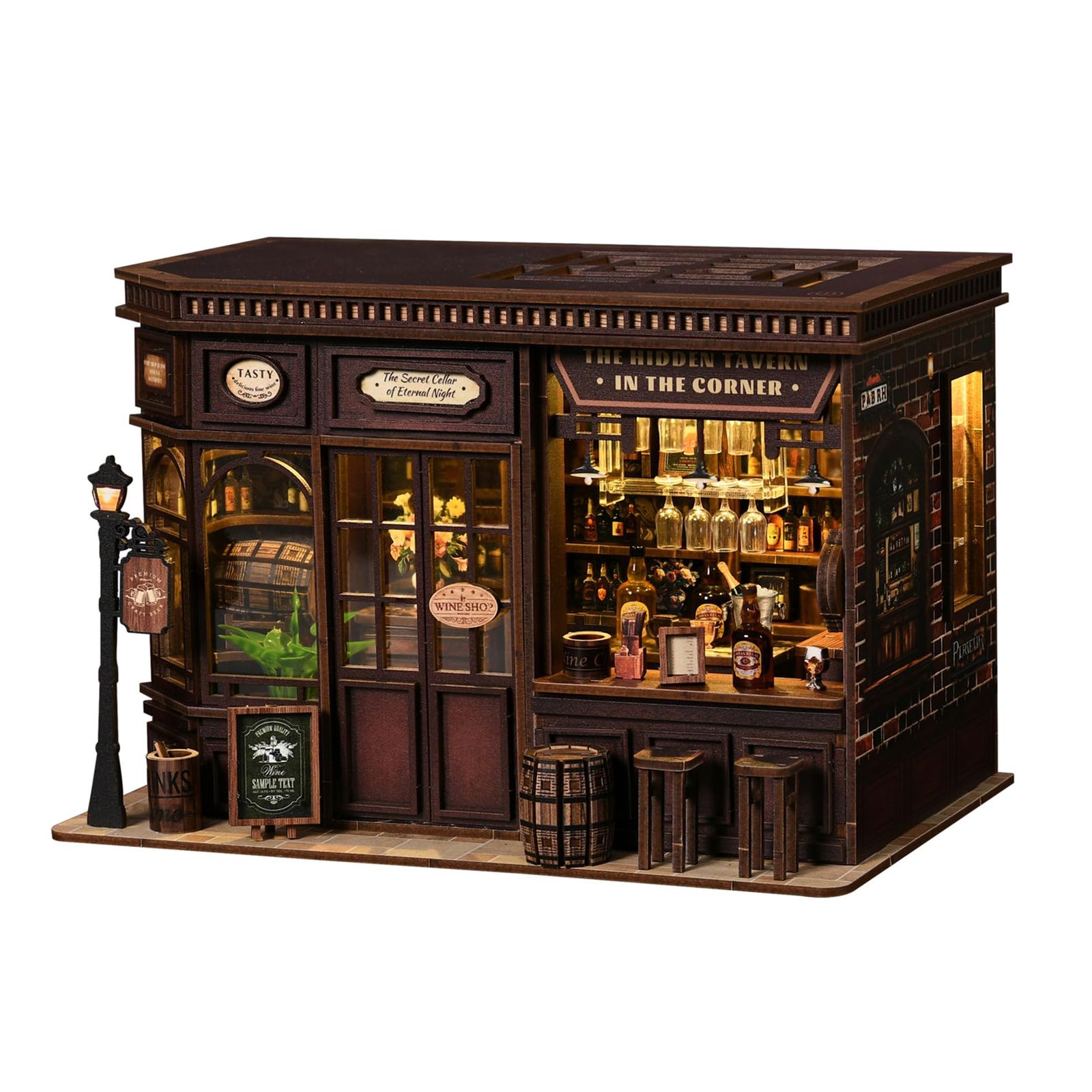 Pixie Curio ミニチュアハウス DIYキット ドールハウス 木製立体パズル