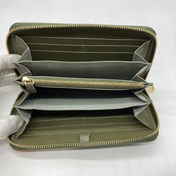【中古】CUNE マルチカラーロングウォレット 牛革 HLLMD01 キューン ブラウン/グリーン/ホワイト[19][240017763267] 中古】CUNE マルチカラーロングウォレット 牛革 HLLMD01 キューン