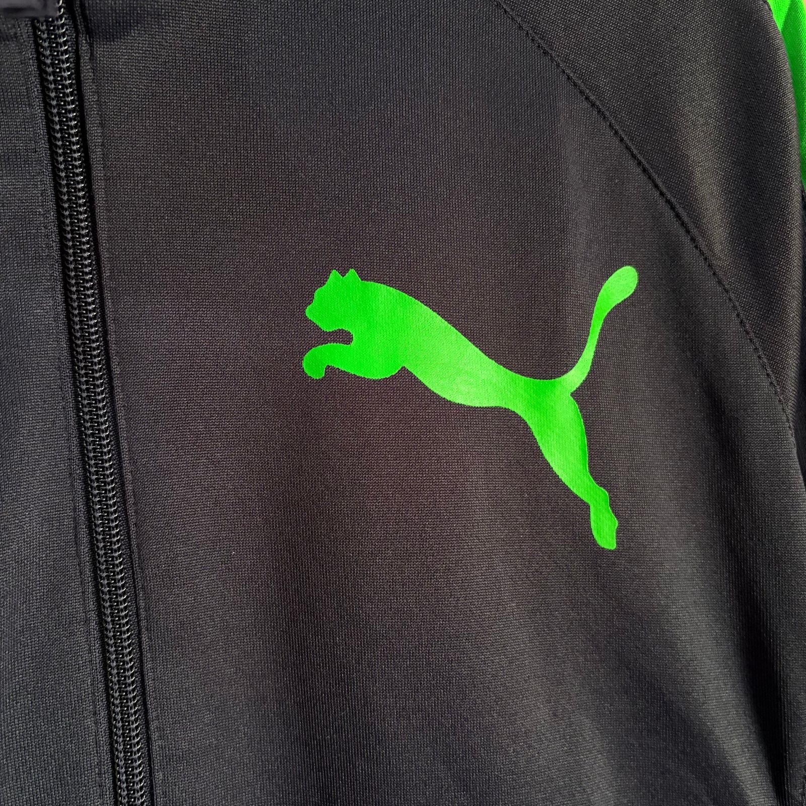 PUMA プーマ ロゴプリント トラックジャケット ジャージ メンズM 古着 