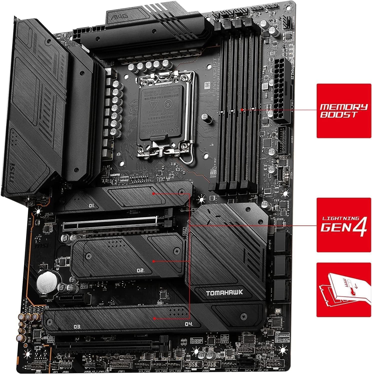 MSI MAG Z790 TOMAHAWK WIFI マザーボード 本体のみ - メルカリ