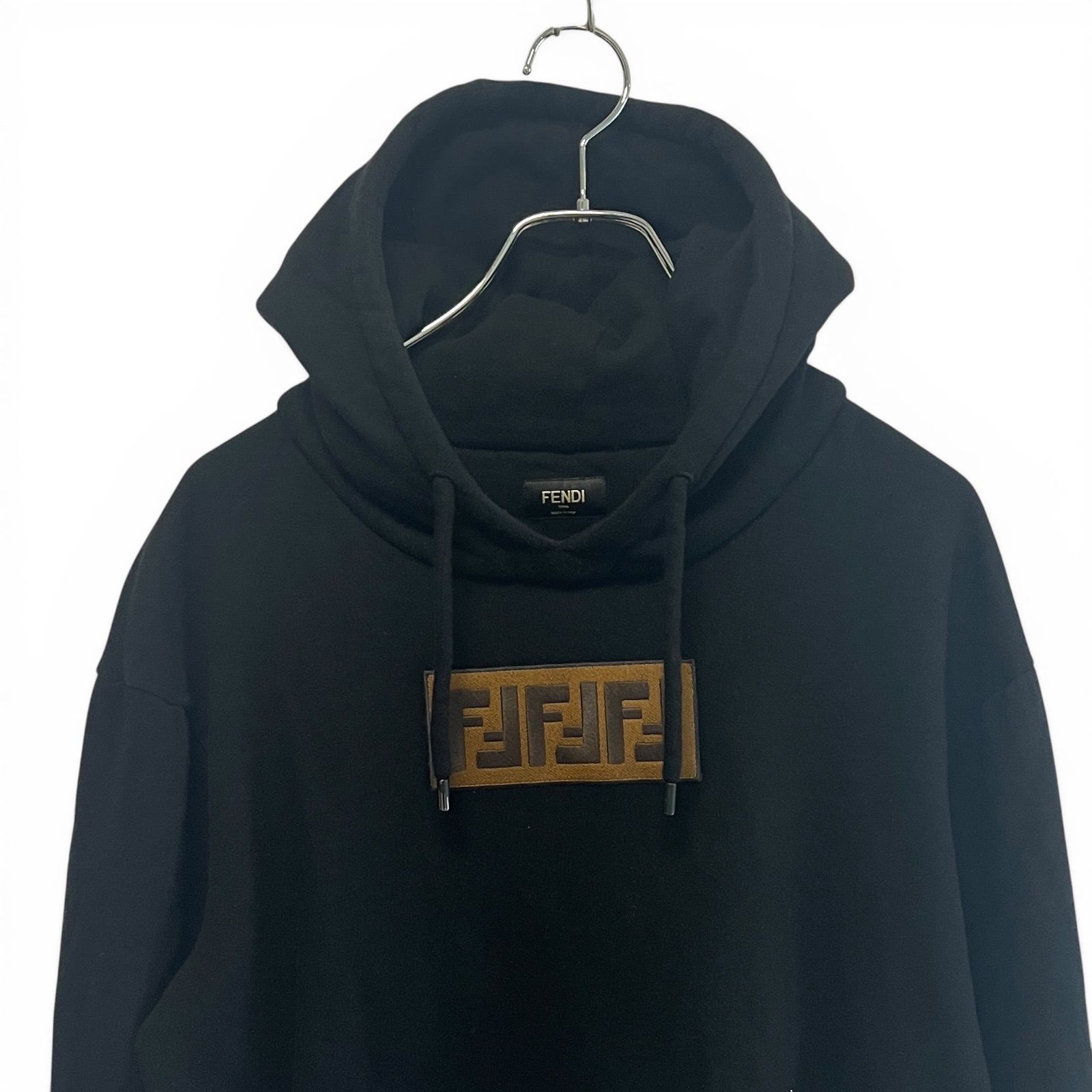 FENDI フェンディ プルオーバーパーカー スウェット ズッカ柄 ボックス 