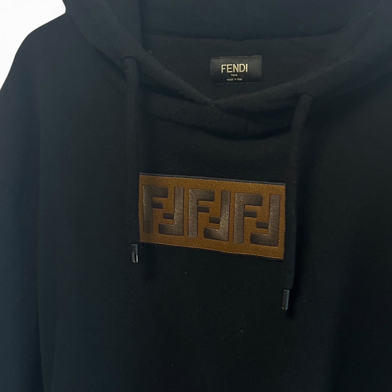 FENDI フェンディ プルオーバーパーカー スウェット ズッカ柄 ボックス 