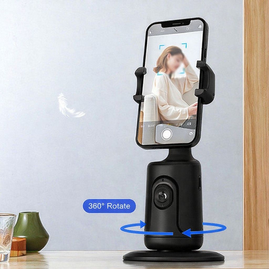 スマホスタンド 自動追跡 AI搭載 360度回転 顔認識 角度調整 バッテリー 自撮り 写真撮影 動画撮影 ライブ配信 三脚対応 スマートフォン ホルダー