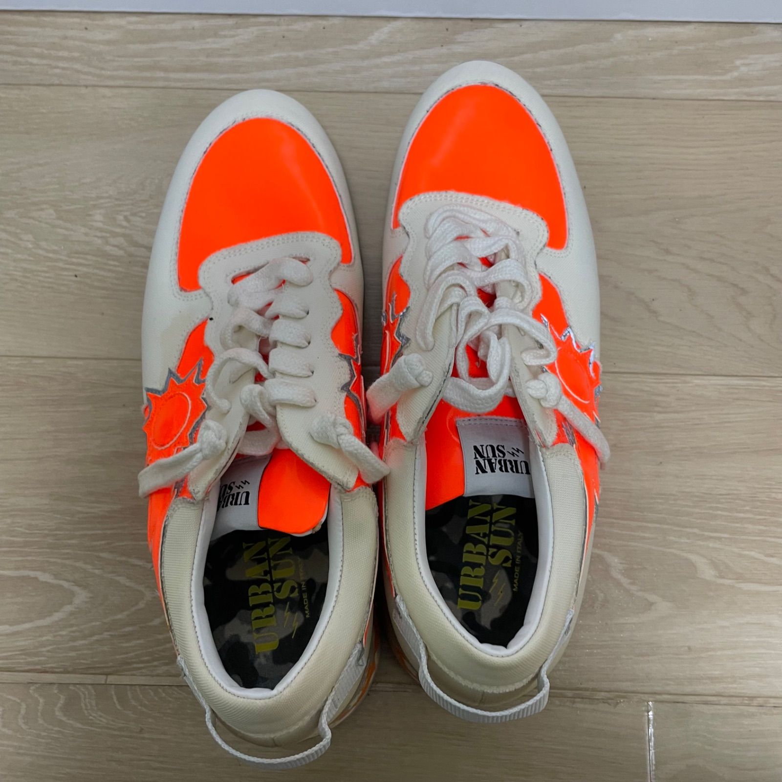 URBAN SUN アーバンサン スニーカー 43 27.5cm相当 オレンジ - メルカリ