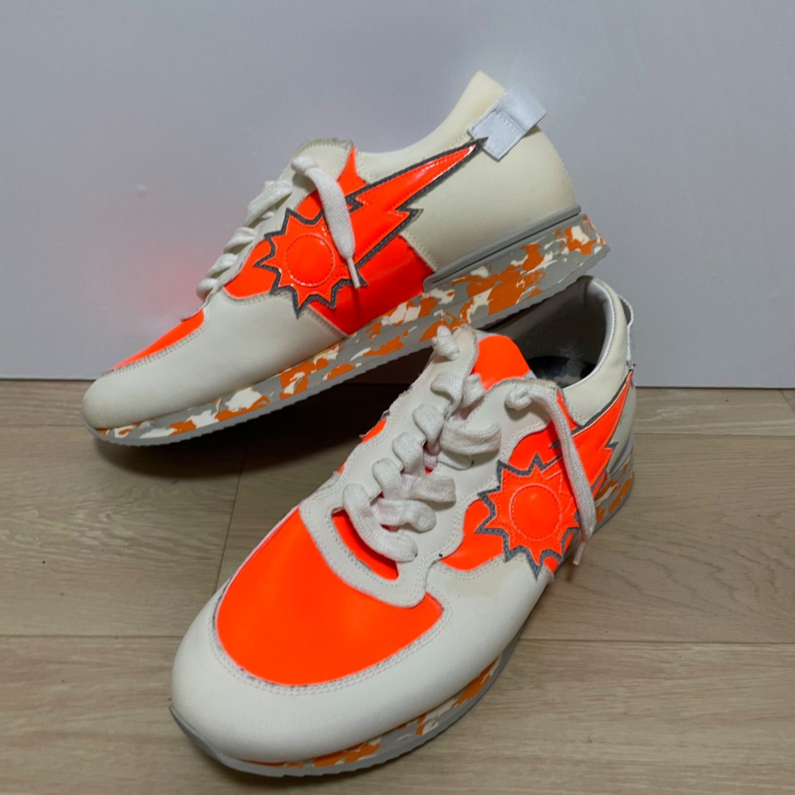 URBAN SUN アーバンサン スニーカー 43 27.5cm相当 オレンジ - メルカリ