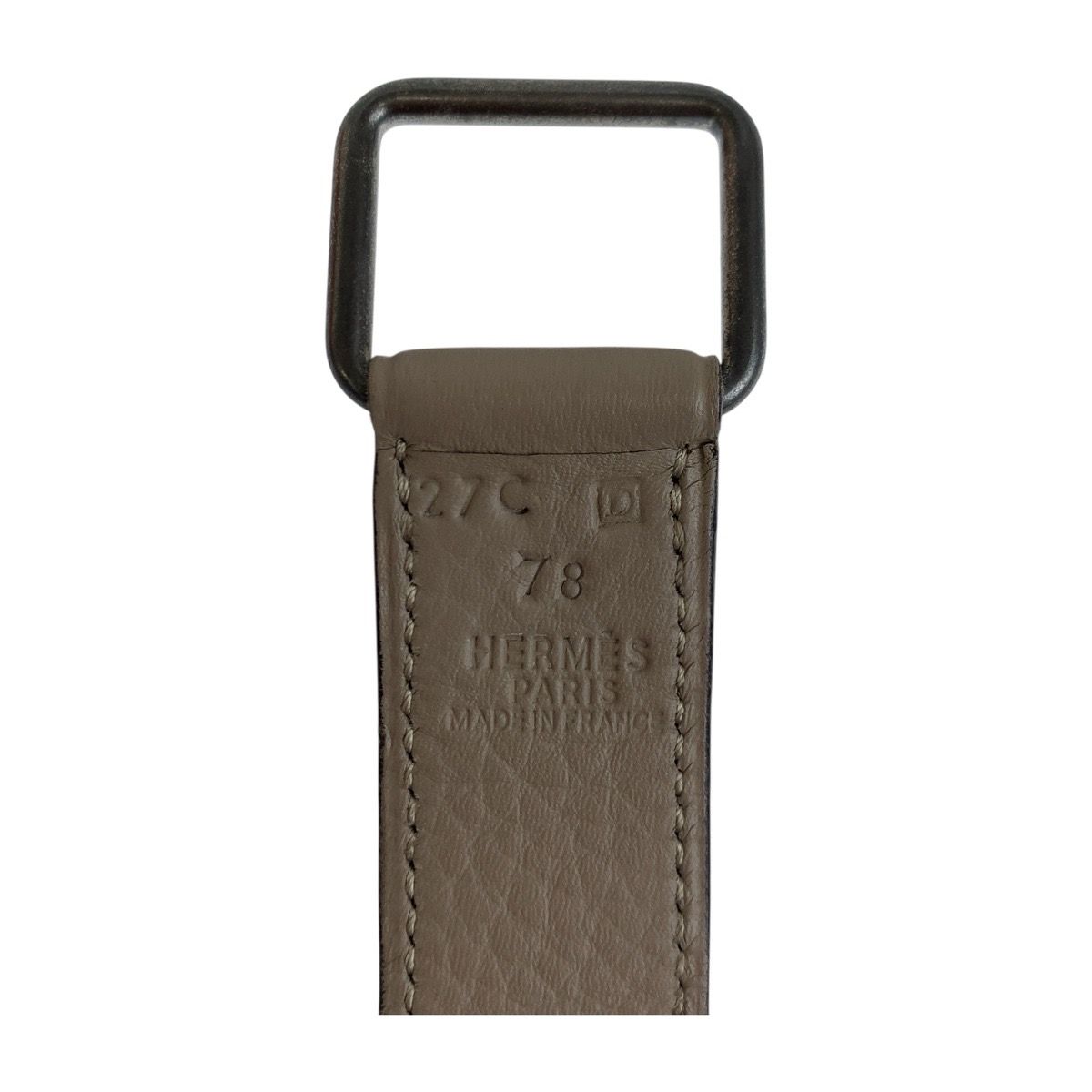 HERMES エルメス エトリヴィエール ベージュ シルバー金具 トゴ ベルト