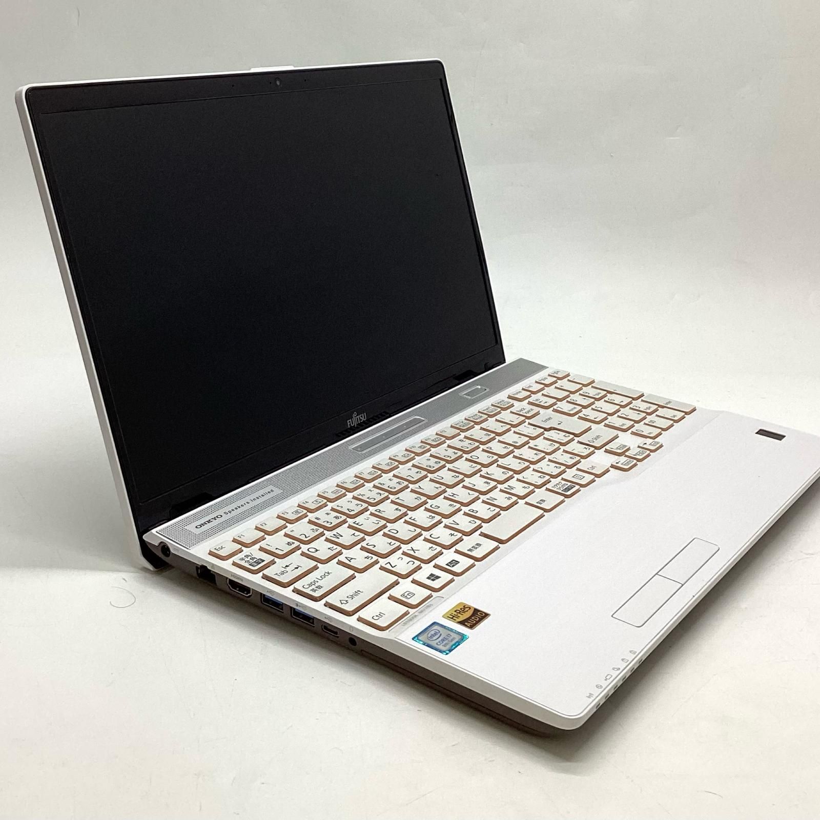 難有】FUJITSU FMVA77B3WG i7-8550U 8GB 128GB SSD+1TB HDD - メルカリ