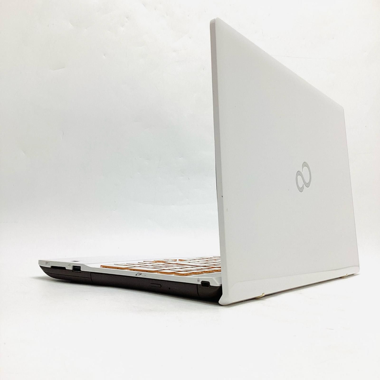 難有】FUJITSU FMVA77B3WG i7-8550U 8GB 128GB SSD+1TB HDD - メルカリ